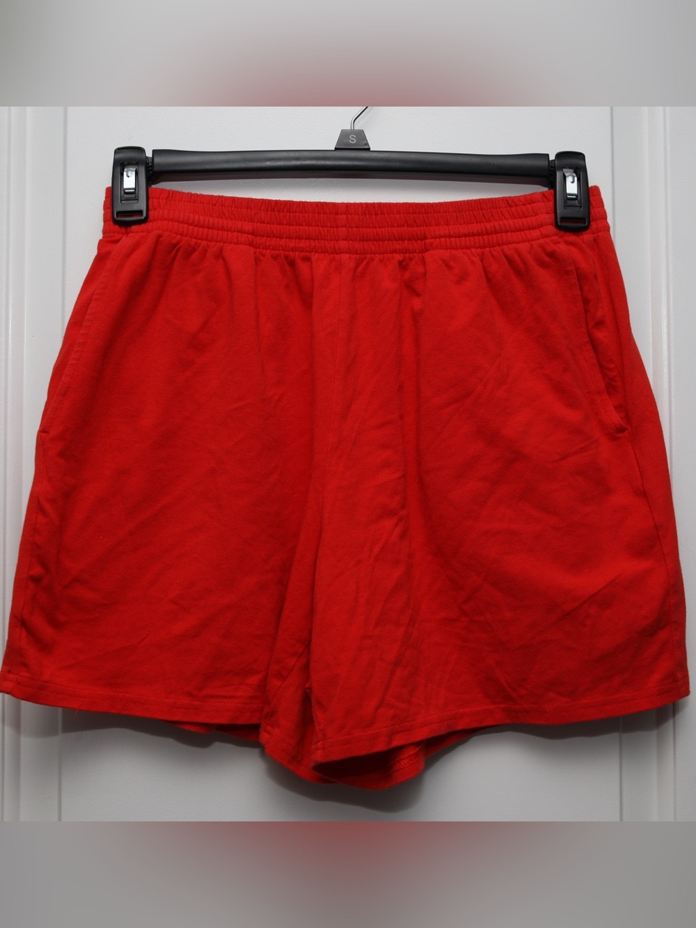 SKIMS Red Men's Athletic Shorts